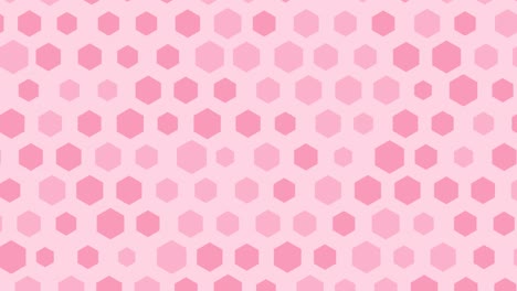 los puntos rosados se mueven en el fondo.