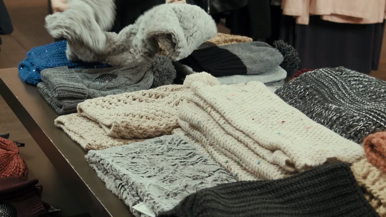 Selection of Winter Hats and Accessories