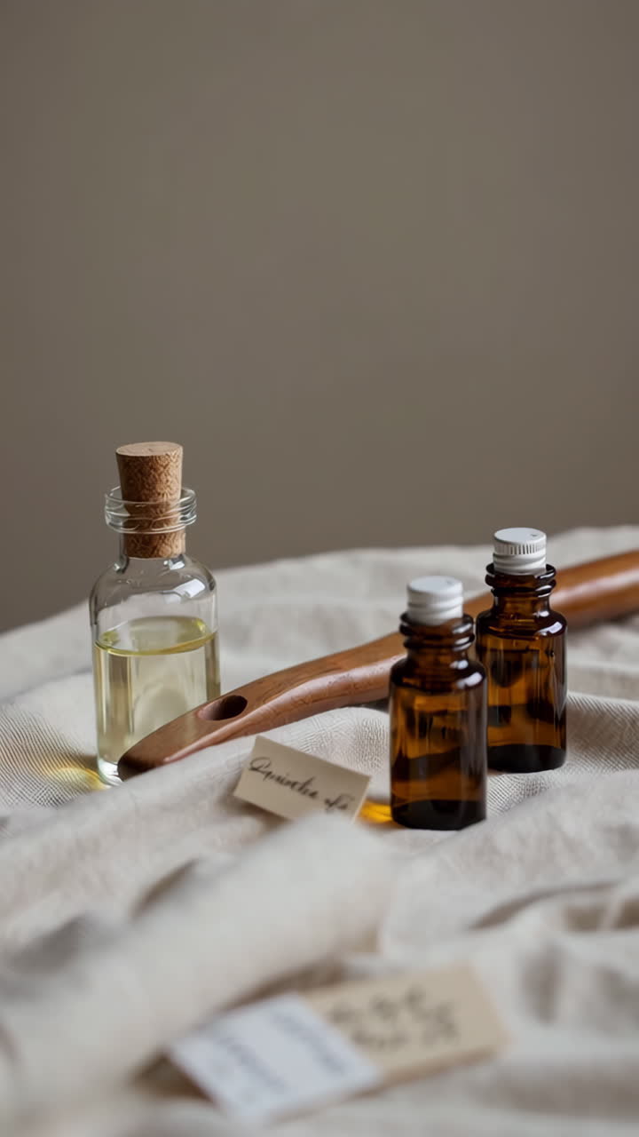 Essential Oils on Linen