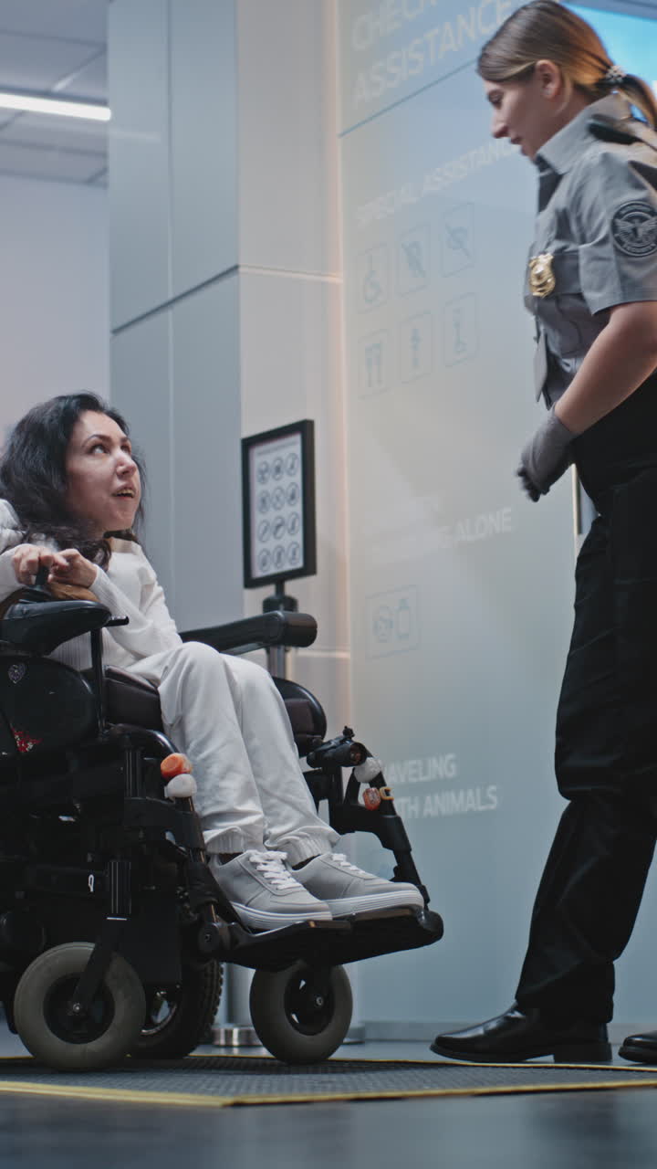 Airport Security and Assistance for Disabled Passengers