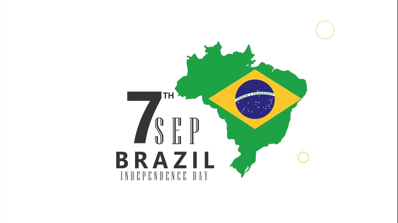 Bogstaver om Brasiliens uafhængighed den syvende september