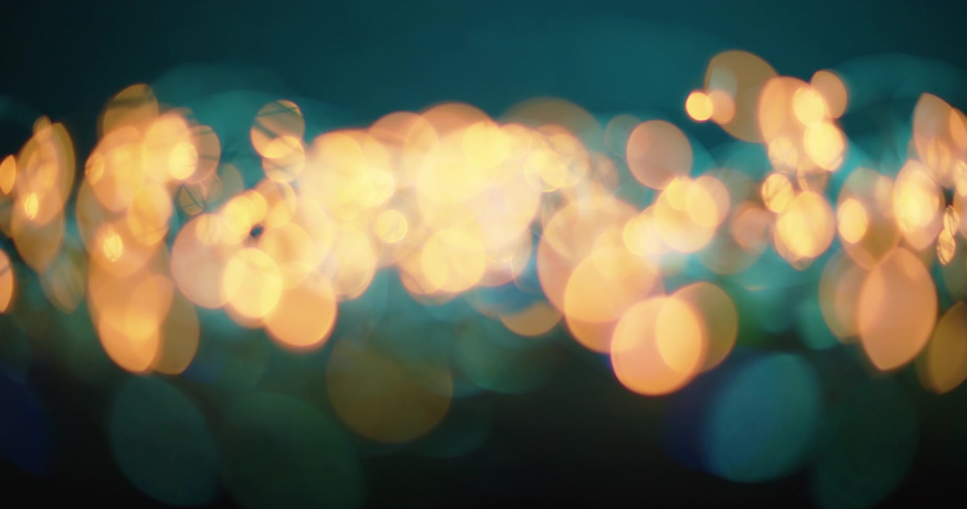 Bokeh tremolante che cambia colore