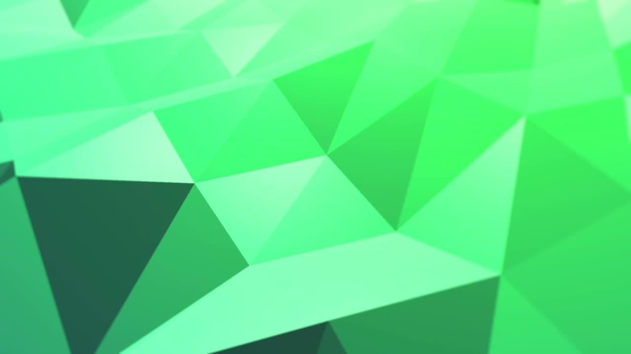 Green Low Poly Background