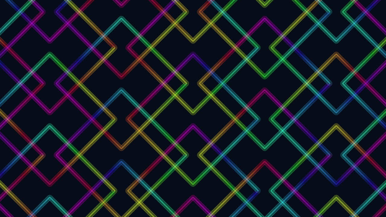 patrón de cuadrados degradados con color neón 3