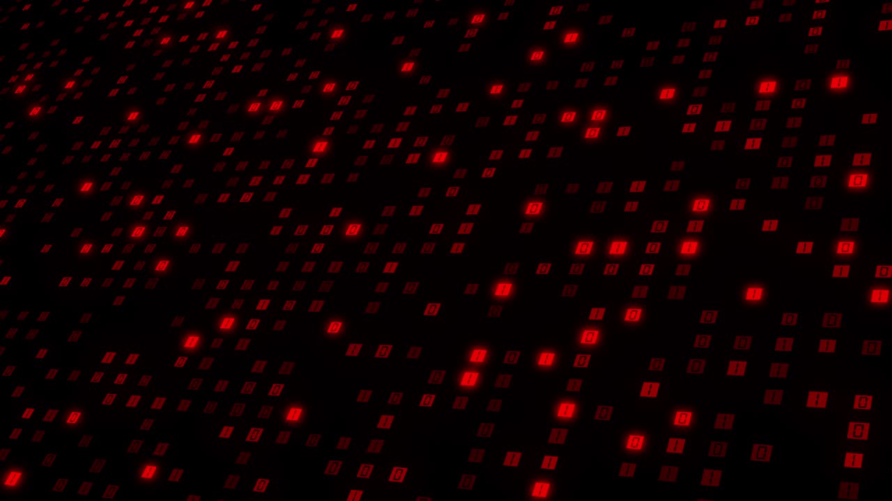 Abstract background with binary code