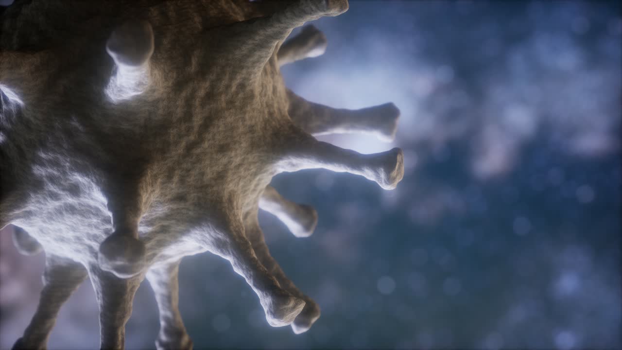 modelo macro de representación virtual del nuevo coronavirus covid-2019