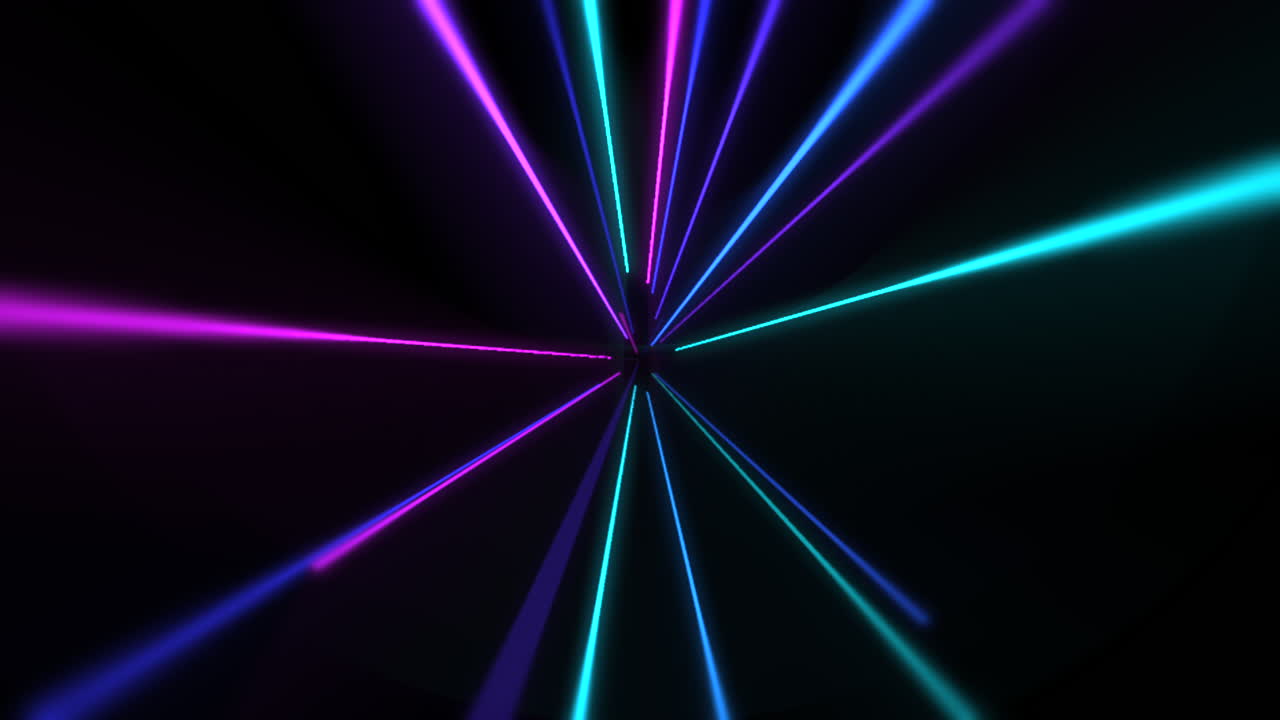 movimento linee al neon colorate sfondo astratto