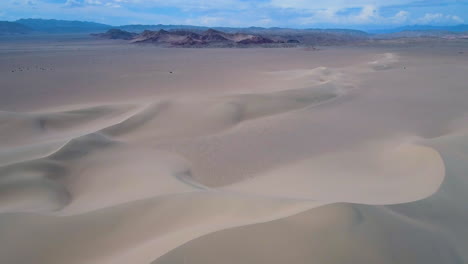 drone footage dumont dunes southern california mojave desert