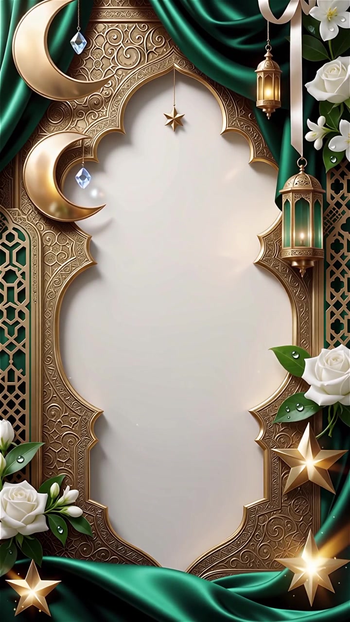 Compleanno del Profeta Maometto Mawlid al-Nabi Sfondo Islamico