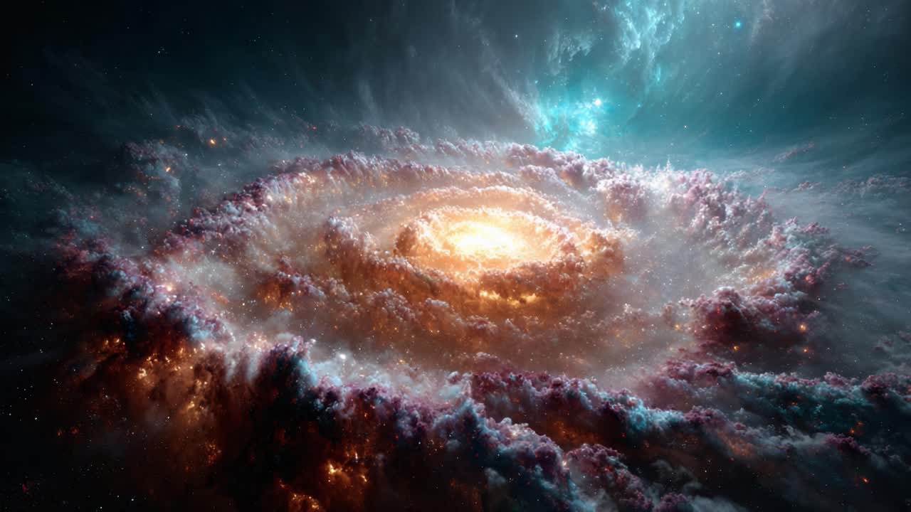 A Stunning Visual Journey Through a Celestial Galaxy, Capturing the Cosmic Beauty of Stars, Nebulae, and the Vibrant Colors of the Universe in Two Frames