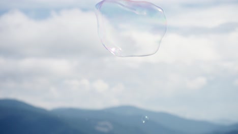 soap bubble in the sky
