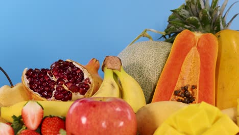 a vibrant assortment of various fresh fruits