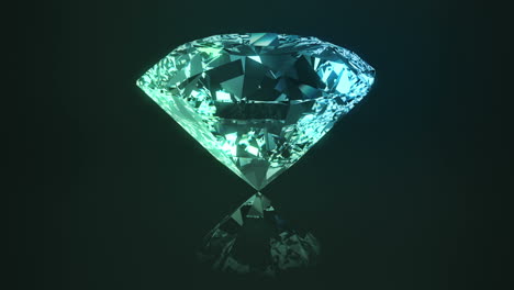 a large, sparkling diamond