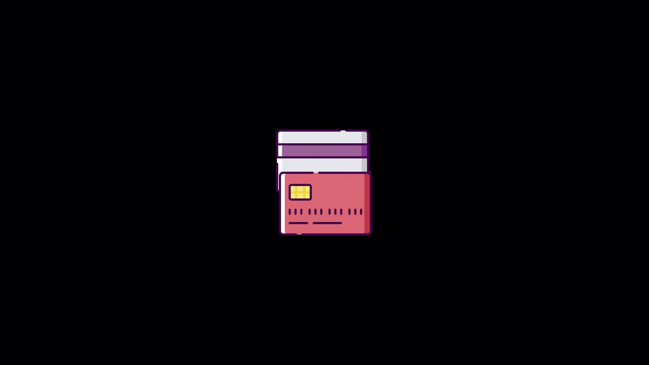 Credit card Icon Animation
