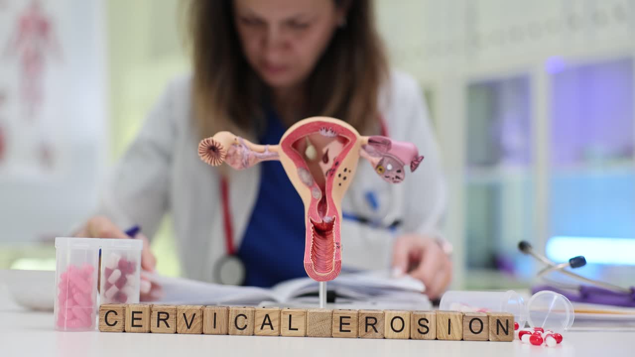 Cervical Erosion Medical Concept