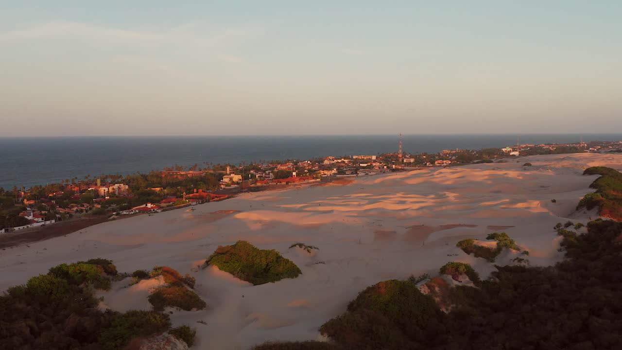 Coastal Dunes and City View