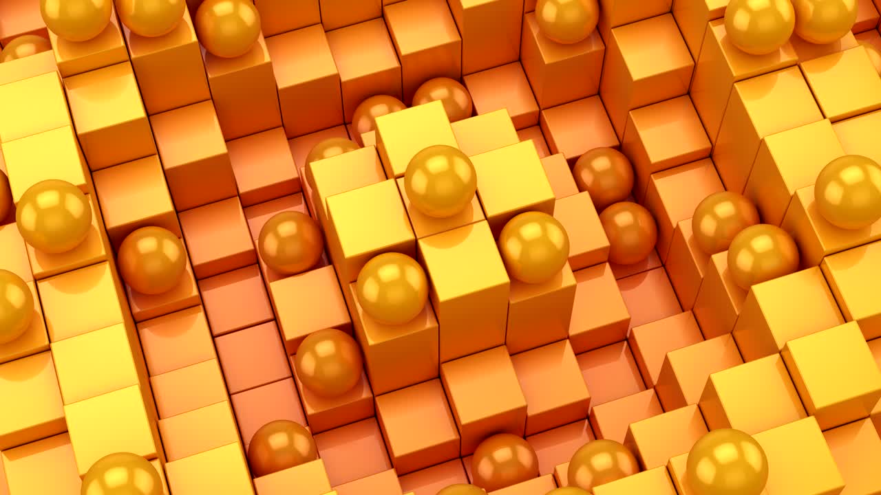 las formas geométricas formaron una onda