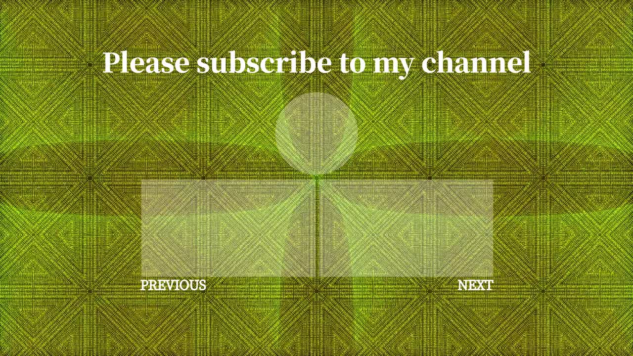 칼레이도스코프 패턴 엔드 카드 엔딩 스크린 모션 그래픽