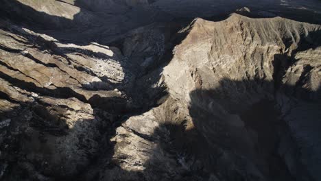 parallax drone shot of poas volcano in costa rica