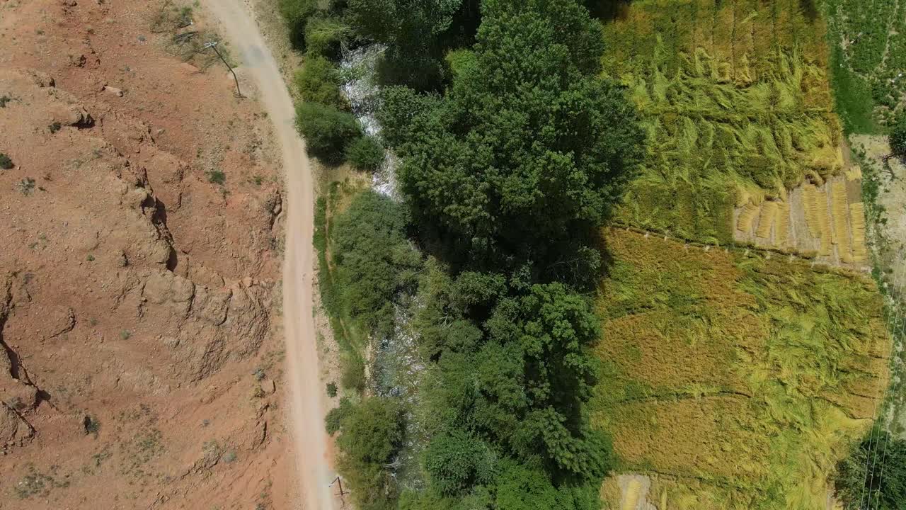 Drone footage from Yakawlang is a city in the Bamyan province of Afghanistan and its striking mountainous landscape. January 12, ?2022