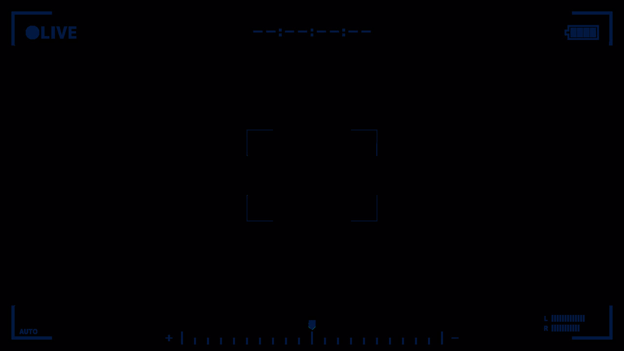 카메라 프레임 라이브 애니메이션 오버레이 1080p - 30fps - 알파 채널 (1)
