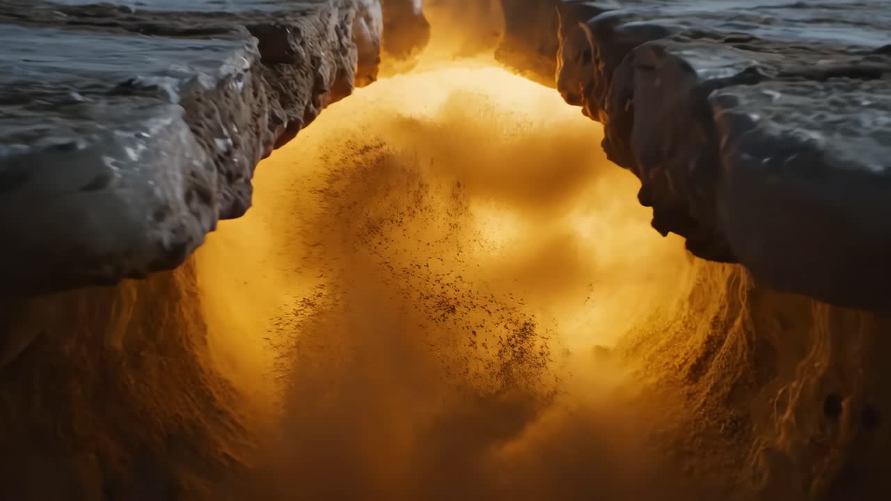 Laser Cutting Through Ice and Rock