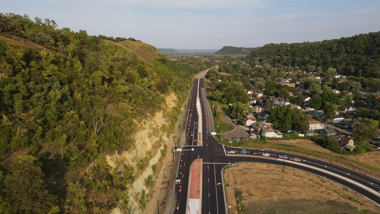 여름 시간 동안 레드윙 미네소타 조감도