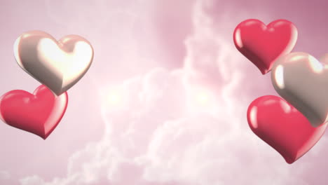 Animation-closeup-motion-romantic-hearts-on-Valentines-day-6