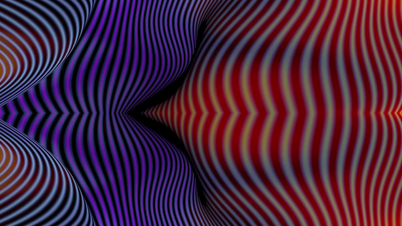 3D animované pozadí s elastickými pruhy