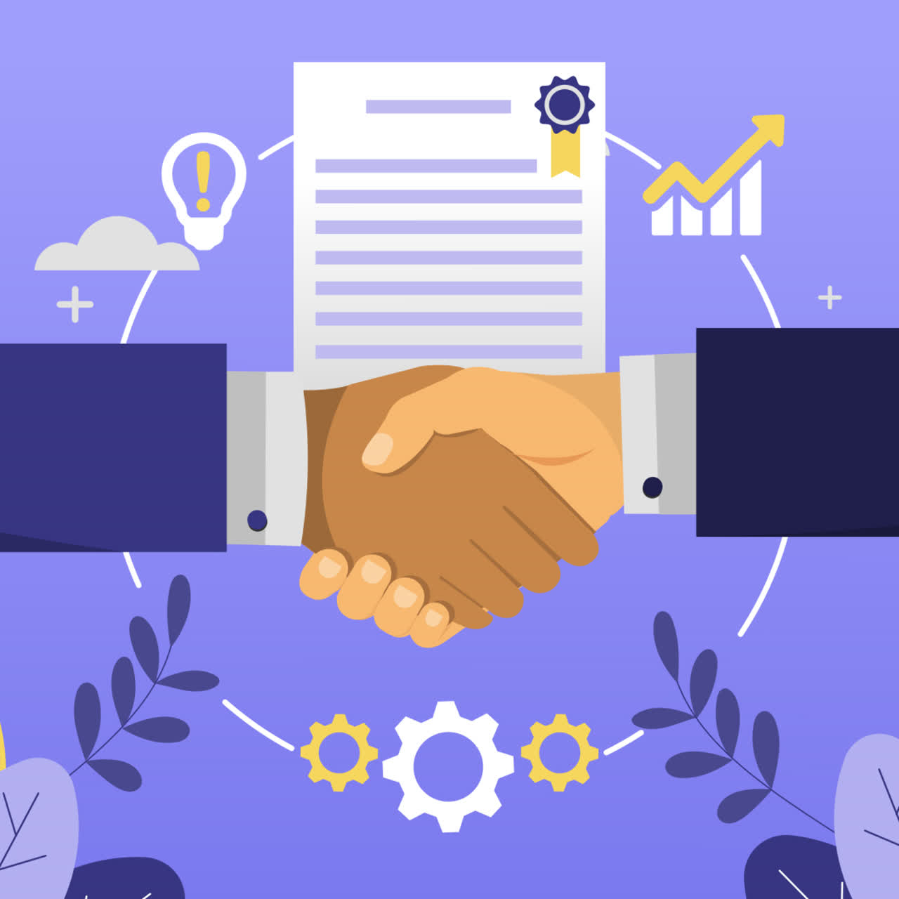 Business Deal and Agreement Signing