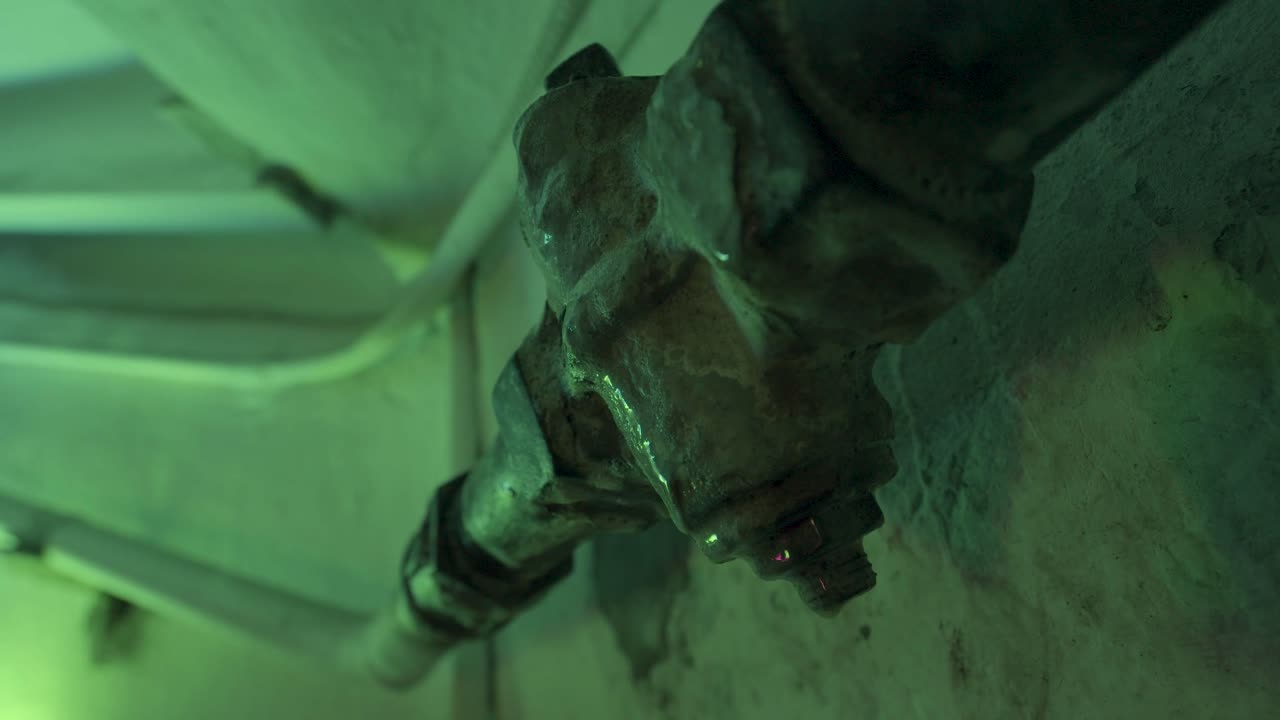 Leaking Pipe in Underground Facility