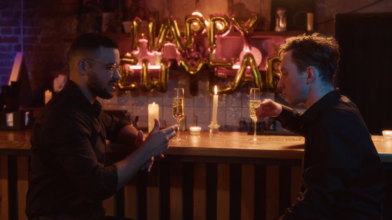 Celebrating New Year's Eve with Champagne