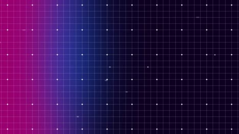 Dots moving on a grid