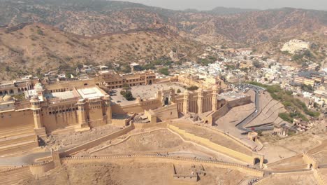 fuerte ambarino y palacio en jaipur, sitio del patrimonio mundial