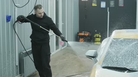 professional car detailing – washing, ceramic coating, and interior cleaning