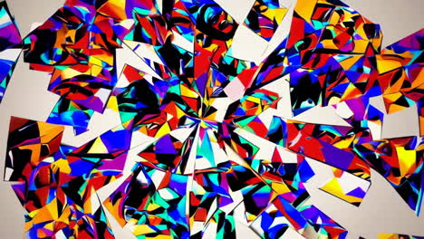 abstract geometric burst