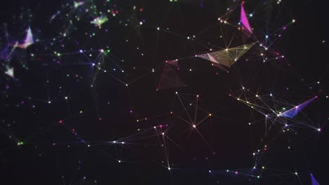 formas abstractas plexo animación de fondo