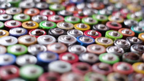 aa and aaa rechargeable batteries are used aa and aaa rechargeable batteries are used closeup of rechargeable batteries