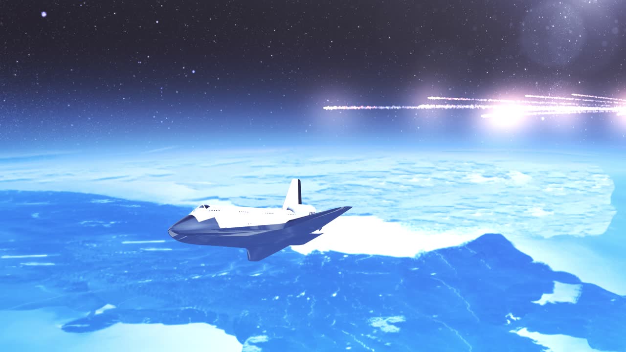 도에 있는 우주왕복선