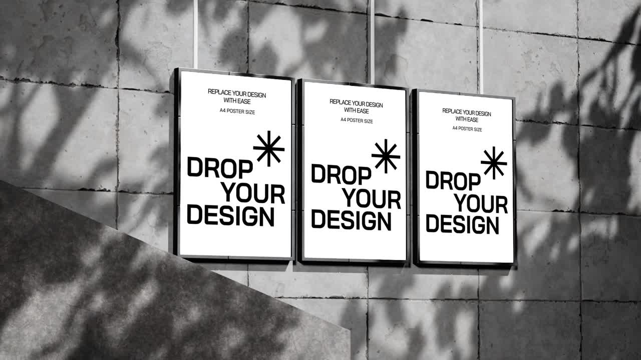 maqueta de pantalla de cartelera