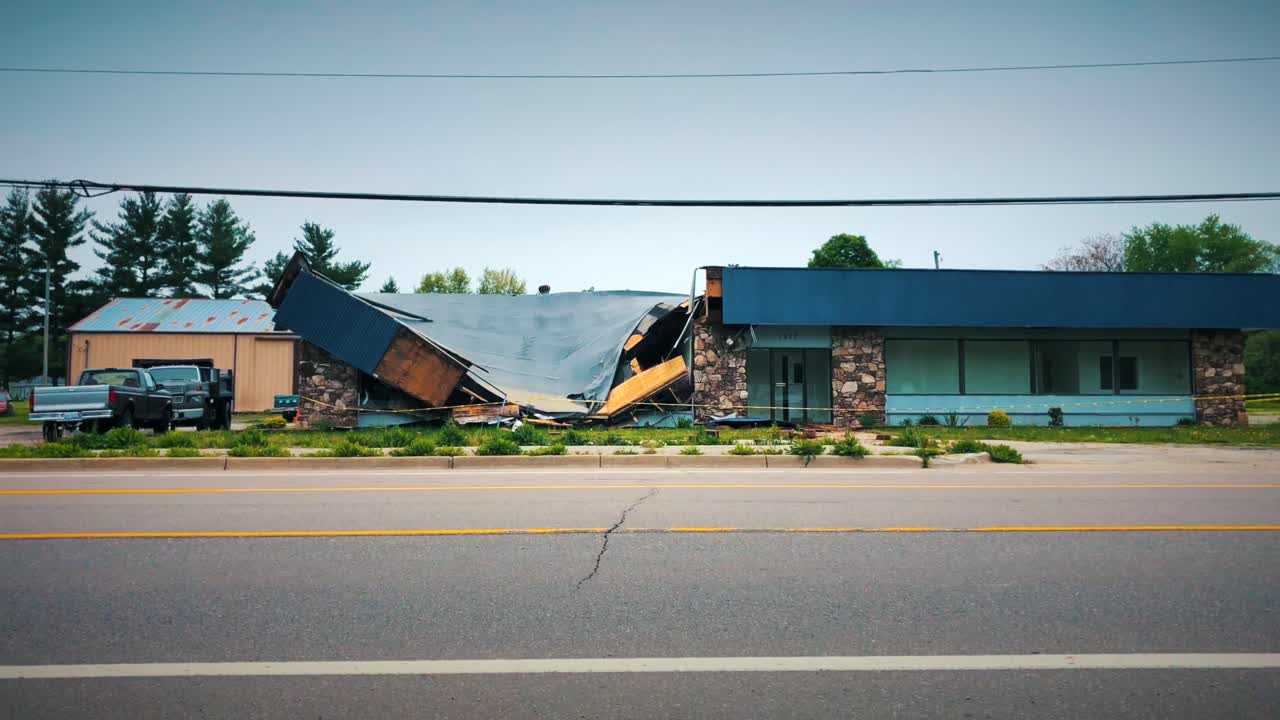 desastre natural terremoto daño destrucción cambio climático apoclapse cinematográfico 4k