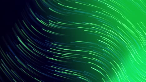 animation of flash sale text on squares and lines moving in spiral pattern over green background