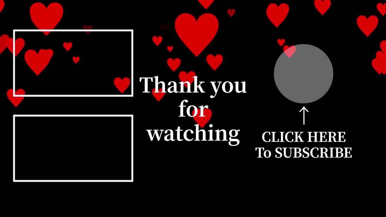 마크 그라데이션 입자, 엔드 카드, 엔딩 스크린, 모션 그래픽