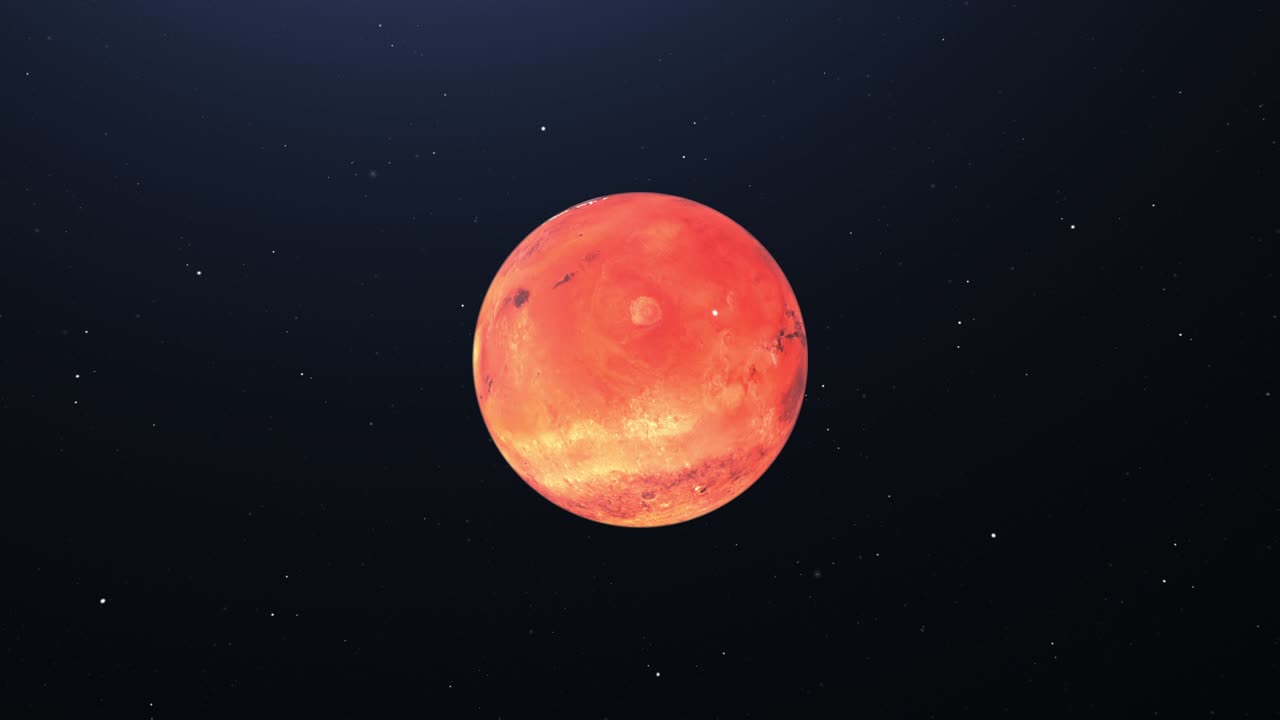 4k планета марс высокого качества - планета марс на орбите с звездами на заднем плане высокого качества 4k - марс на черном фоне - марс удар - марс красная планета