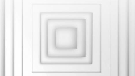 3d squares moving against white background