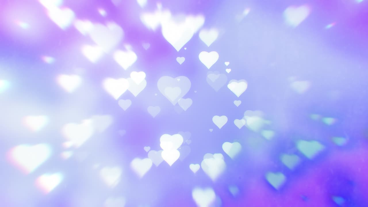 fondo de bokeh de corazón