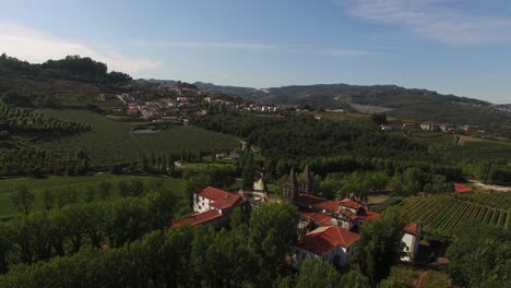 Aerial-Shot-Monastery-of-Pombeiro-in-Felgueiras