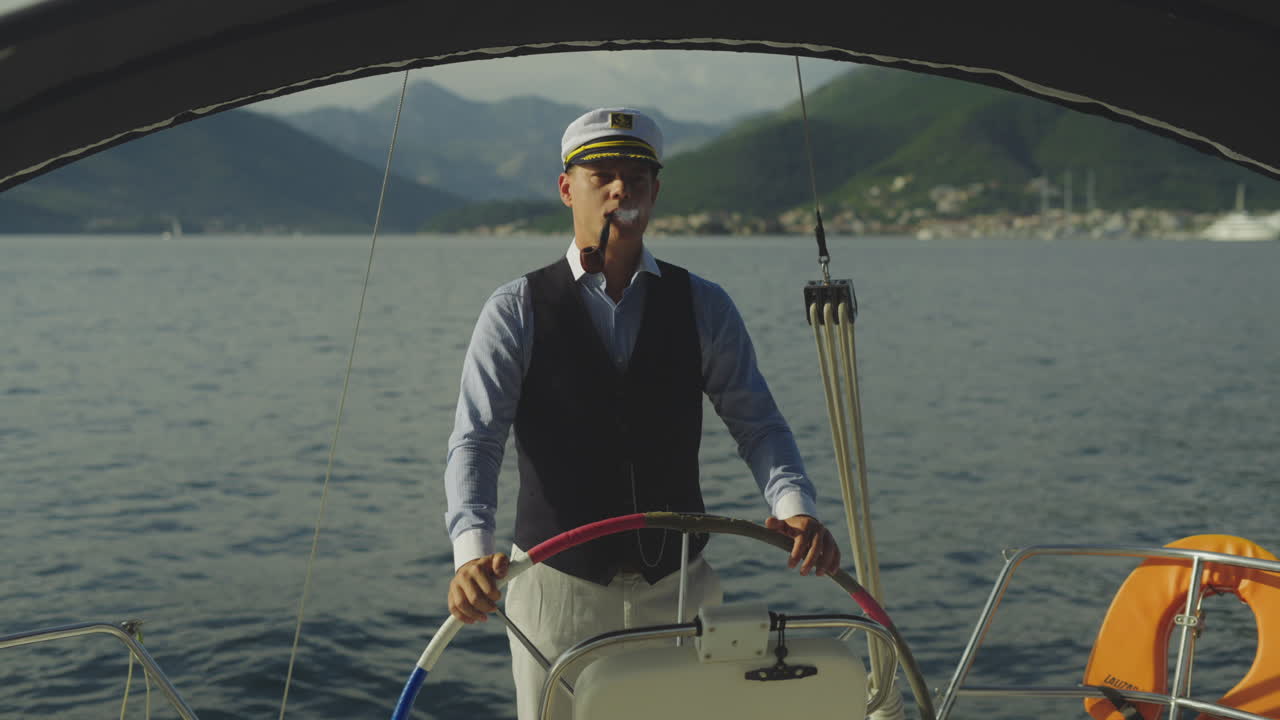Captain on a Yacht