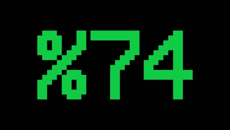 percentage rising from 0 to 100 - digital counter number 0-100 - loading progress bar with percentage - 0-100% - count up from 100 to 0