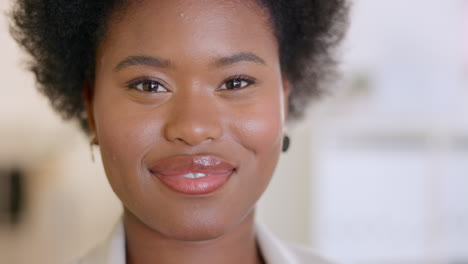 a confident black female advocate working